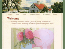 Tablet Screenshot of galleryantonia.com
